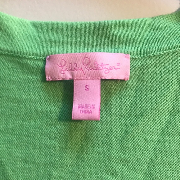 |Lilly Pulitzer| Kaitlin Green Cardigan Sweater - Picture 6 of 7